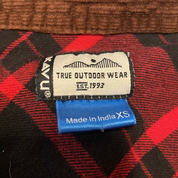 Kavu Billie Jean Flannel Plaid - Size XS - Picture 4 of 5
